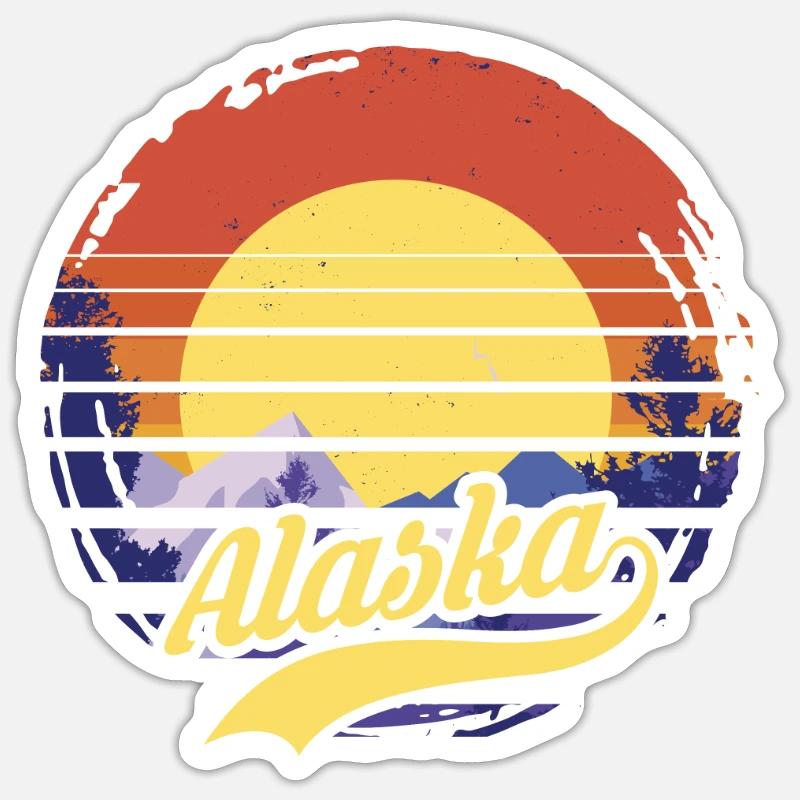 Alaska Sticker size S (10 x 10 cm)