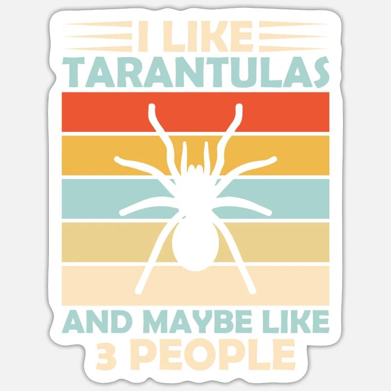 Spider Web Tarantula Arachnid Spider Lover Sticker size S (10 x 10 cm)