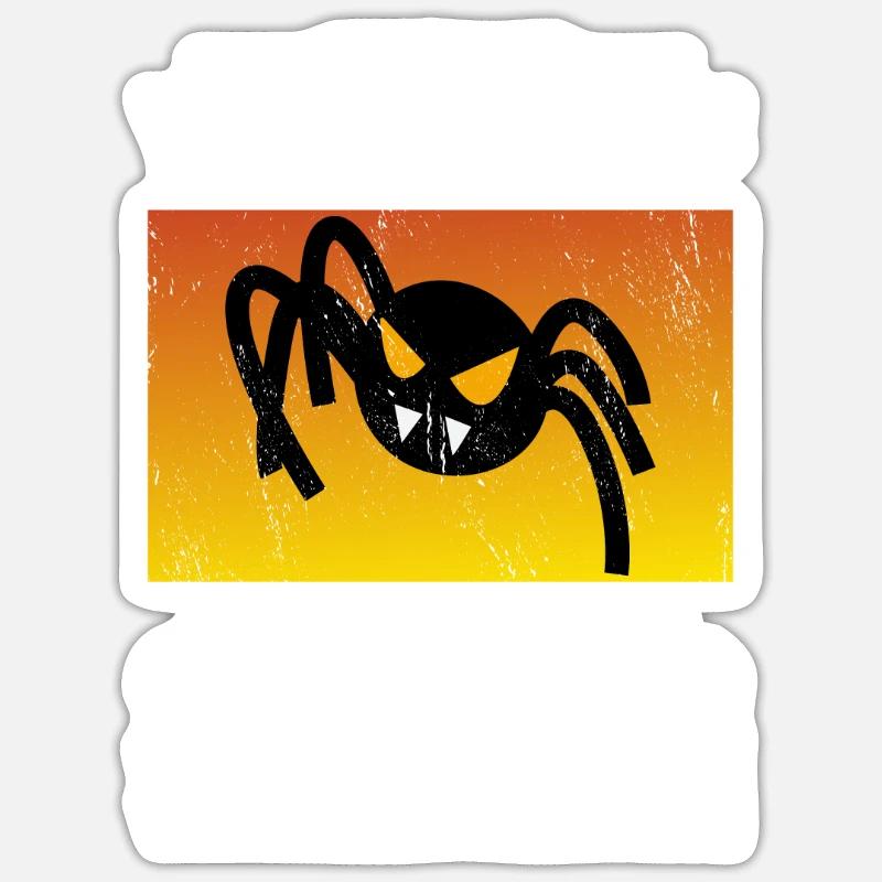 Spider Web Tarantula Arachnid Spider Lover Sticker size S (10 x 10 cm)