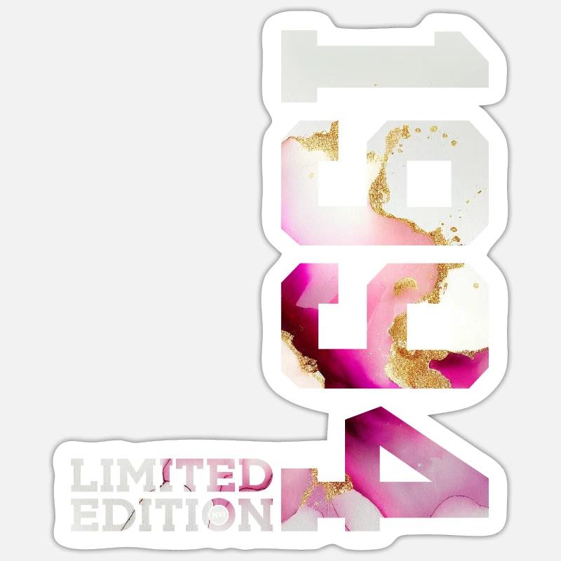 32E ANNIVERSAIRE 32 ANS ÉDITION LIMITÉE 1994 - Sticker taille S (10 x 10 cm) - blanc mat