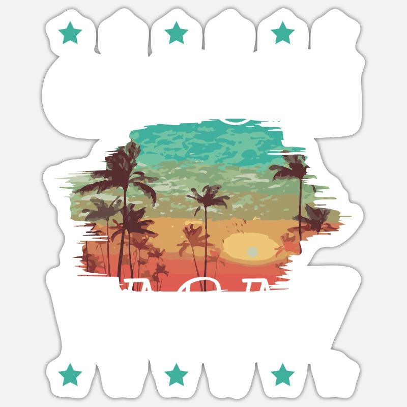 Cancun Vacations - Sticker size S (10 x 10 cm) - white matte