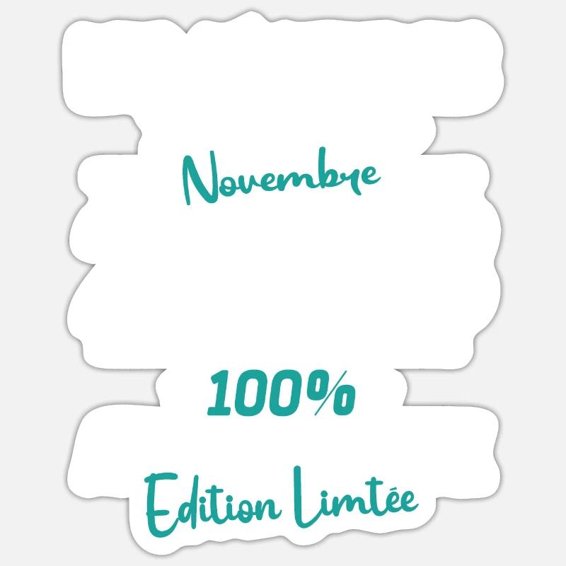Cadeau Anniv. Nov. 2003 - 20 Ans - Sticker taille S (10 x 10 cm) - blanc mat