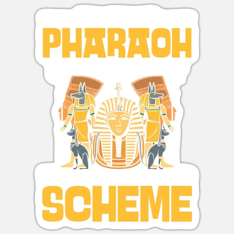 How Did The Pharaoh Get So Rich Sticker Größe S (10 x 10 cm)