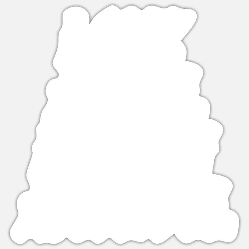 Aimez beaucoup comme un axolotl - Sticker taille S (10 x 10 cm) - blanc mat