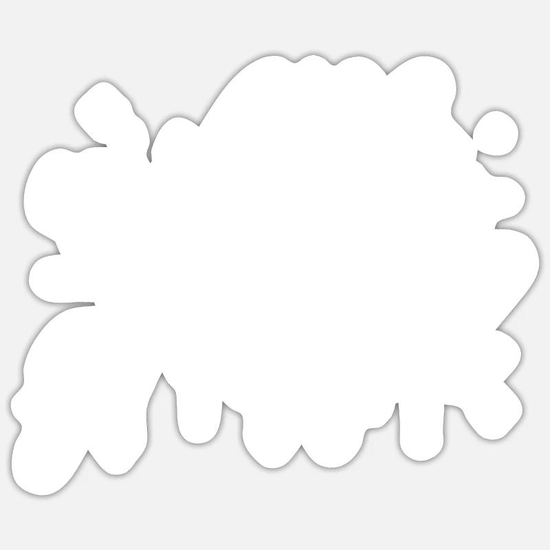 Achtsamkeit Spruch Unendlich dankbar - Sticker Größe S (10 x 10 cm) - Mattweiß