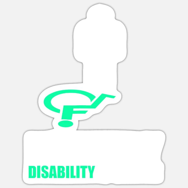 Not Every Disability is Visible - Disability Sticker size S (10 x 10 cm)