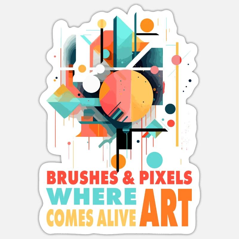 Sticker Größe S (10 x 10 cm) - 