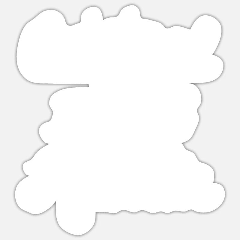 Original 100% Renate - Sticker size S (10 x 10 cm) - white matte