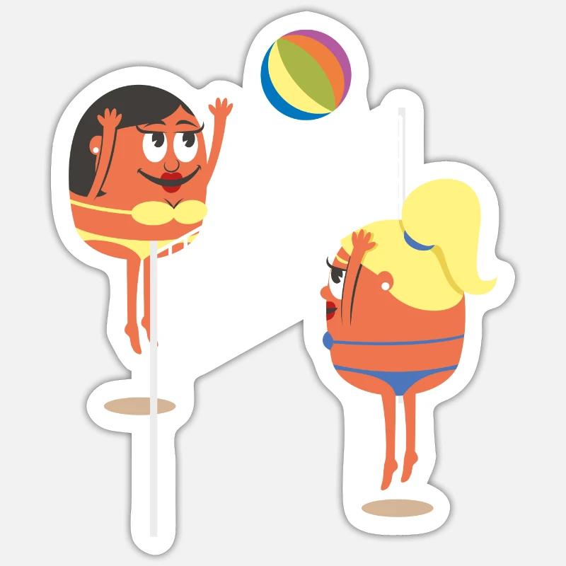 Sommer Sticker Größe S (10 x 10 cm)