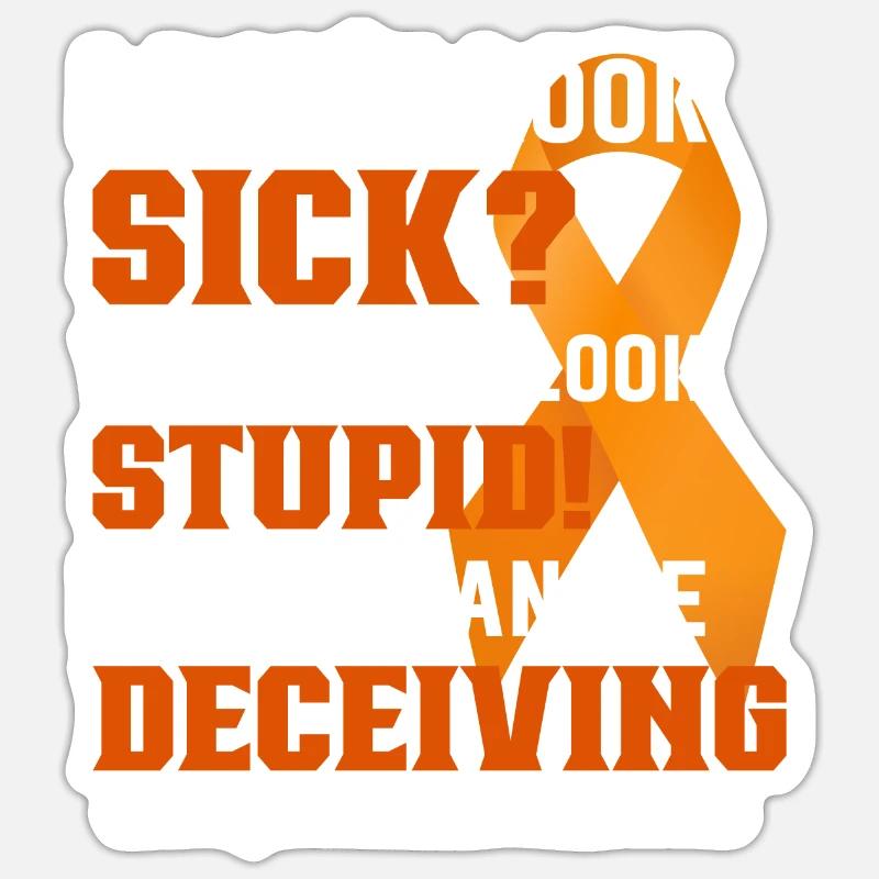 Multiple Sclerosis Awareness Day Multiple Sclerosis - Sticker size S (10 x 10 cm) - white matte