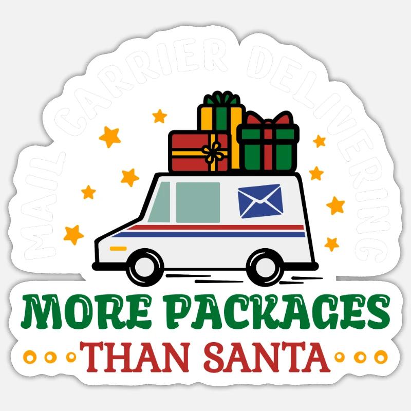 Postbote Postbotin Post Briefträger Sticker Größe S (10 x 10 cm)