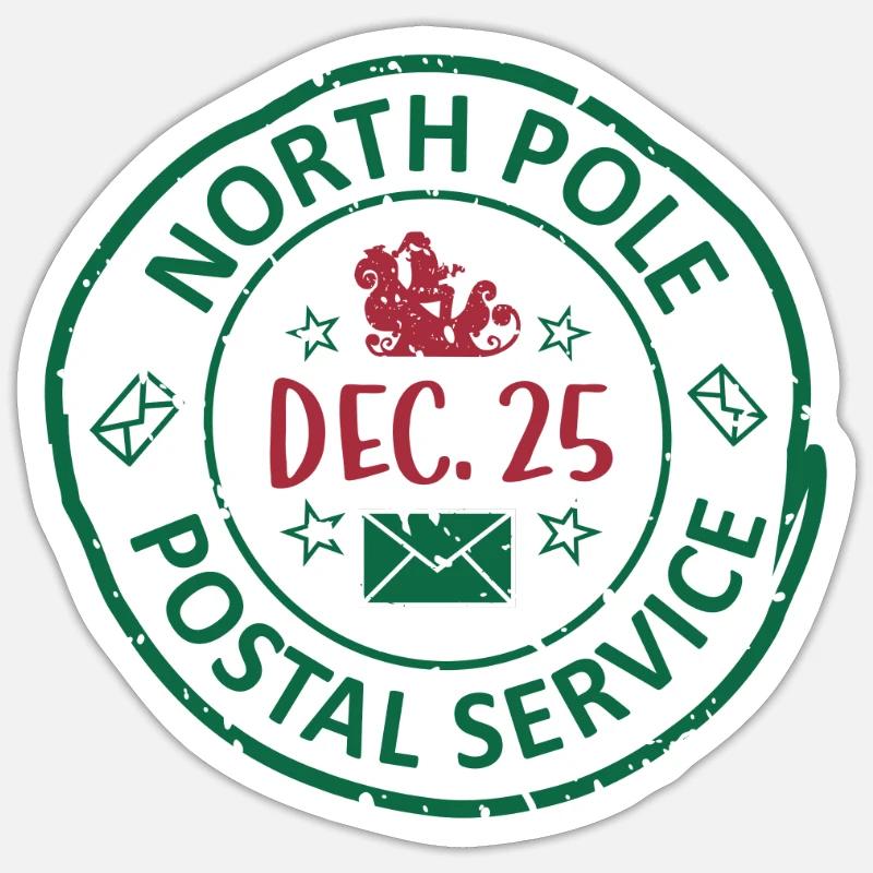Postman Postman Postman Postman - Sticker size S (10 x 10 cm) - white matte
