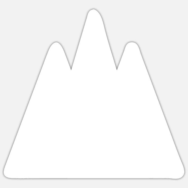 Triangle triple - fléchette - Sticker taille S (10 x 10 cm)