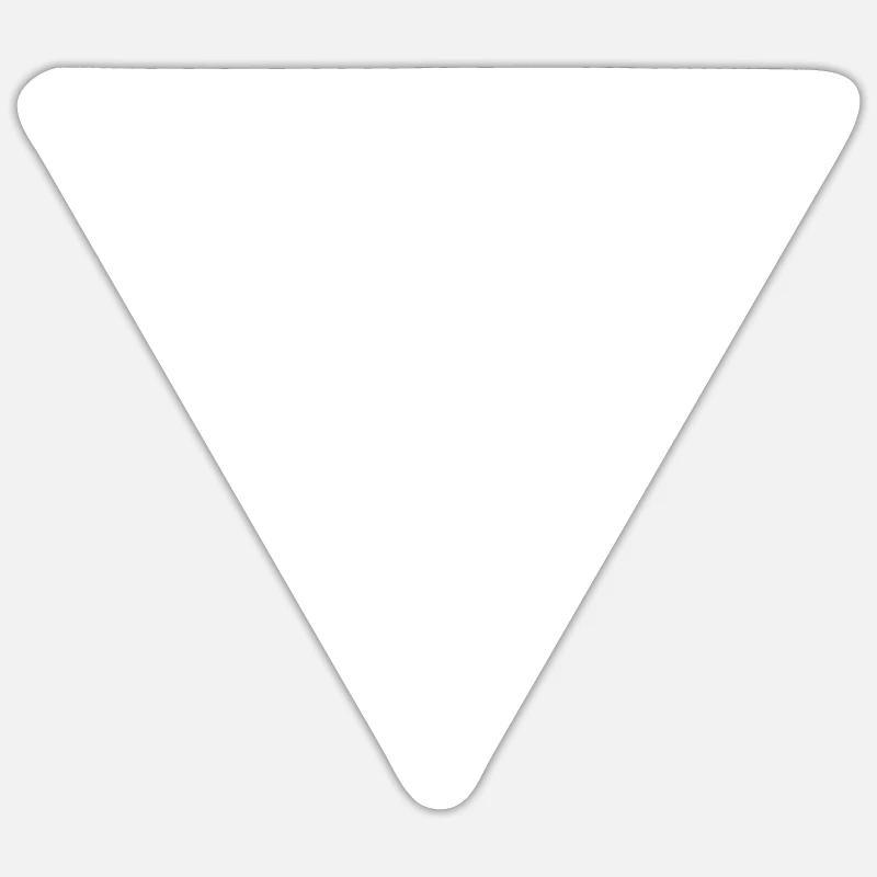 Triangle - Joueur de fléchettes - Sticker taille S (10 x 10 cm)