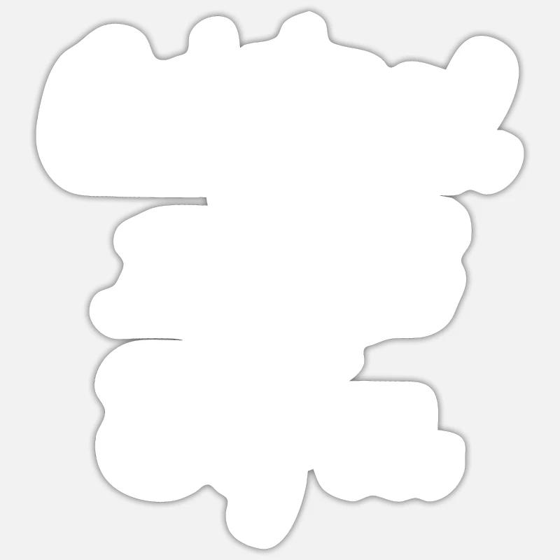 Original 100% Sofia - Sticker taille S (10 x 10 cm) - blanc mat
