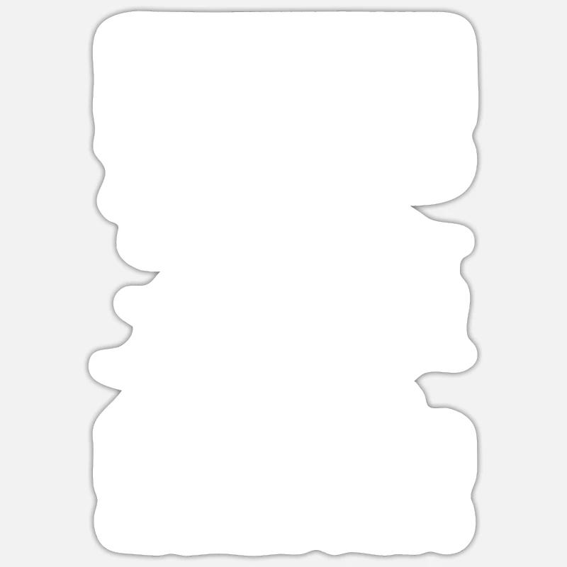 Through Thick and Thin Embracing Changing Bonds Sticker Größe S (10 x 10 cm)