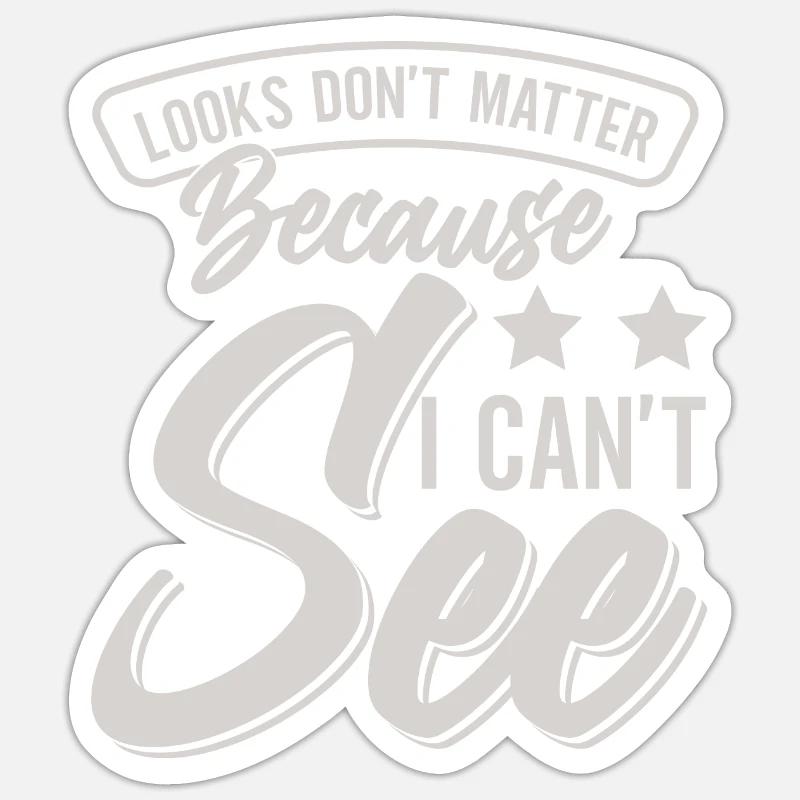 Blind Blindness Awareness Visual Impairment Sticker size S (10 x 10 cm)