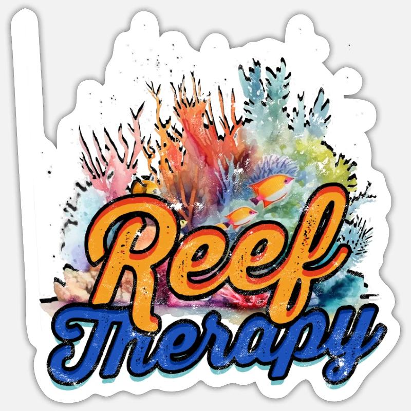 Reef therapy - Reef Sticker size S (10 x 10 cm)