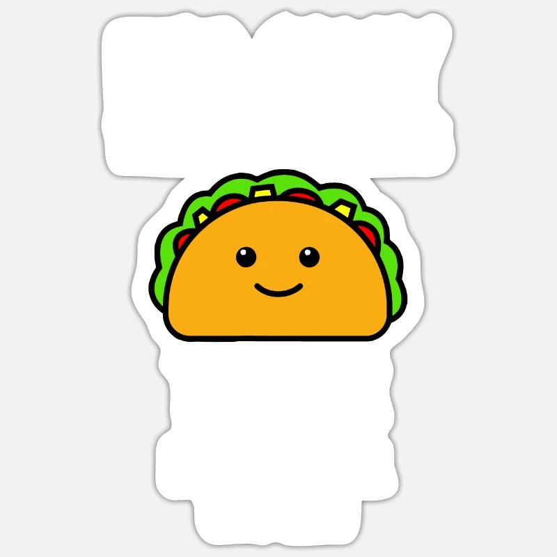 C’est correct de s’effondrer parfois les tacos font mental Sticker taille S (10 x 10 cm)