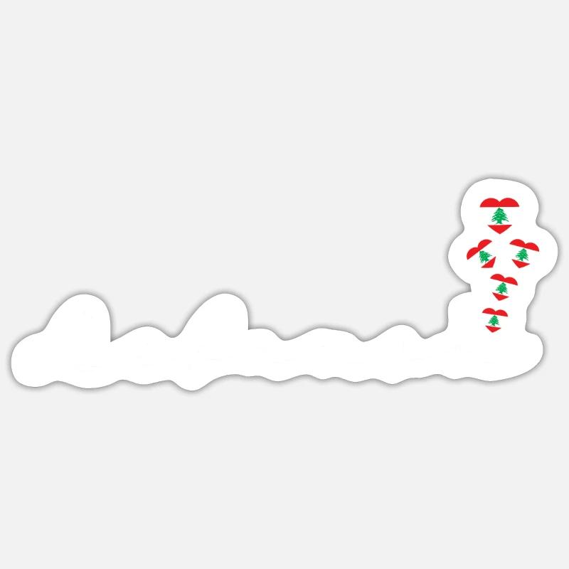 Liban Sticker taille S (10 x 10 cm)