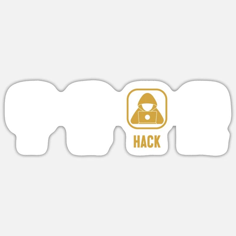 Eat Sleep Hack Repeat Sniffer Social Engineering Sticker Größe S (10 x 10 cm)