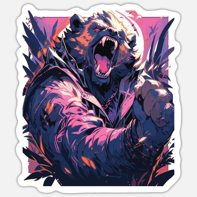 Panda Sticker size S (10 x 10 cm)