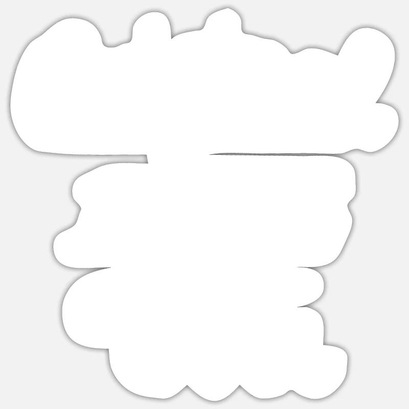 Original 100% Tobi - Sticker size S (10 x 10 cm) - white matte