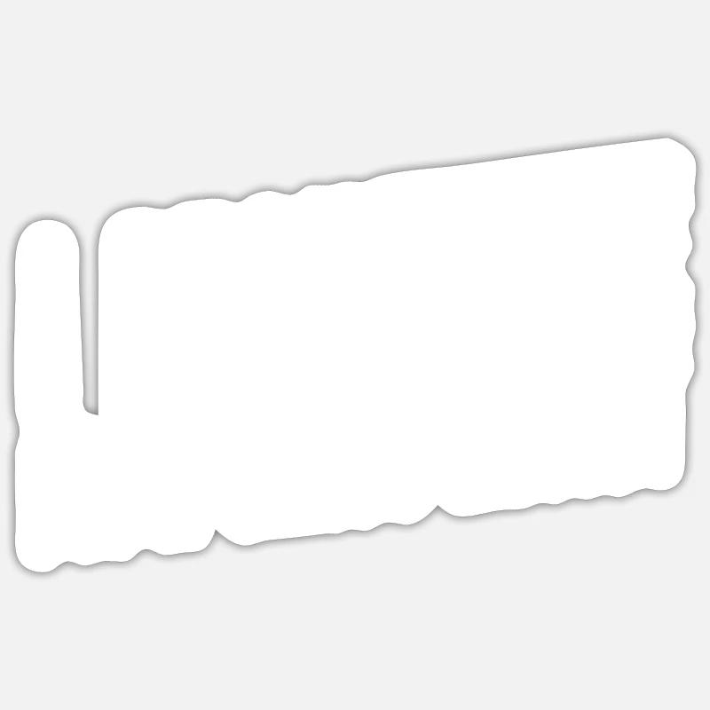 Ich ätze, also bin ich ein Glaskünstler - Sticker Größe S (10 x 10 cm)