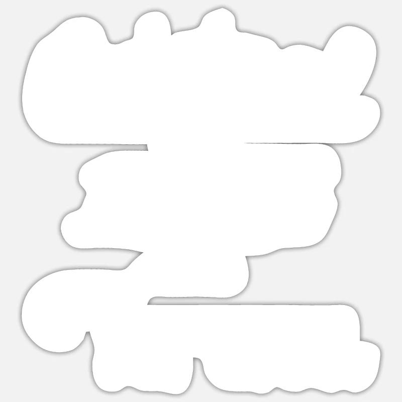 Original 100% Verena - Sticker taille S (10 x 10 cm) - blanc mat