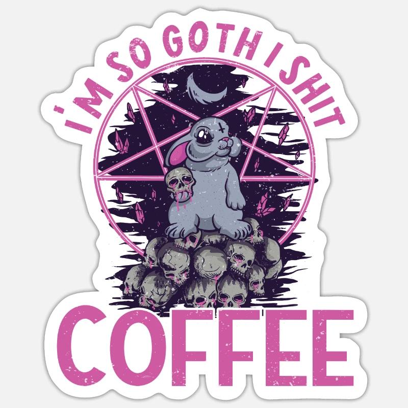 Satan Beelzebub Devil Gothic Pentagram Mystical Sticker size S (10 x 10 cm)