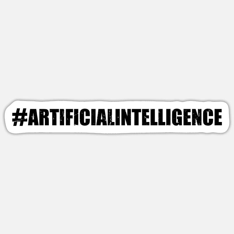 #Artificialintelligence - Machine Learning & AI In Sticker Größe S (10 x 10 cm)