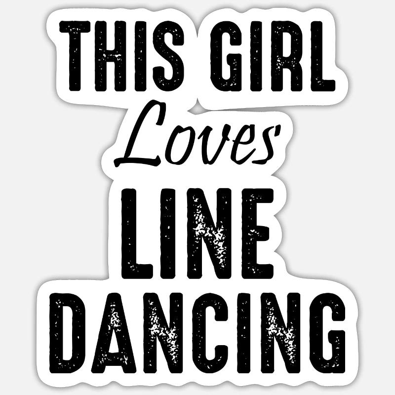 Danse Musique de danse - Sticker taille S (10 x 10 cm) - blanc mat