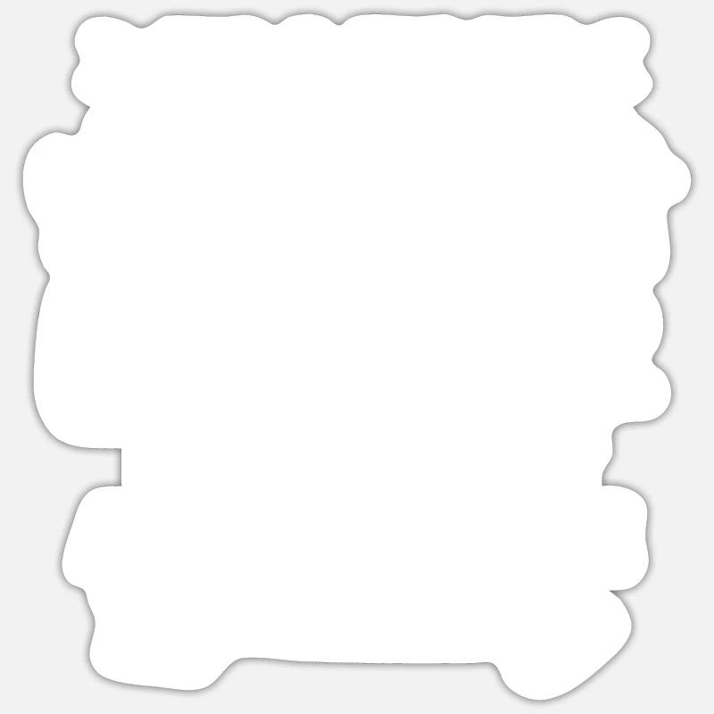 m Le plus jeune frère Le plus jeune frère - Sticker taille S (10 x 10 cm) - blanc mat