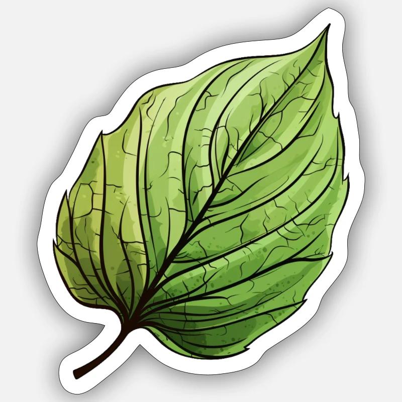 Leaf Gün Sticker size S (10 x 10 cm)