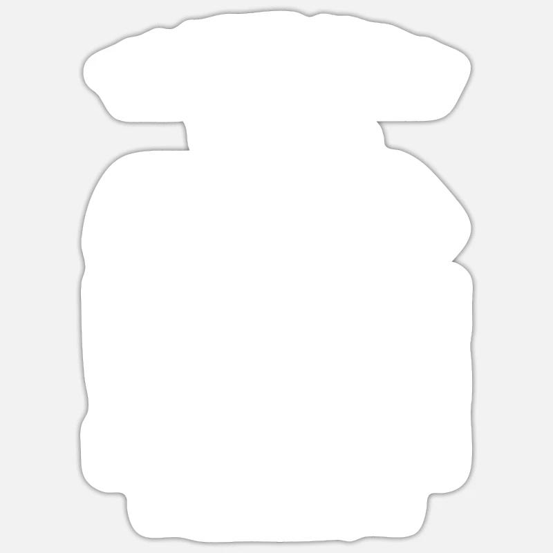 Bras de fer Sticker taille S (10 x 10 cm)