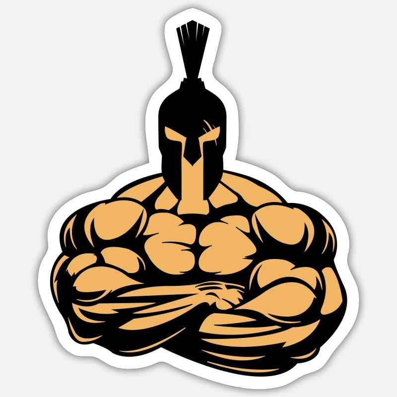 Strong Spartan Sticker size S (10 x 10 cm)