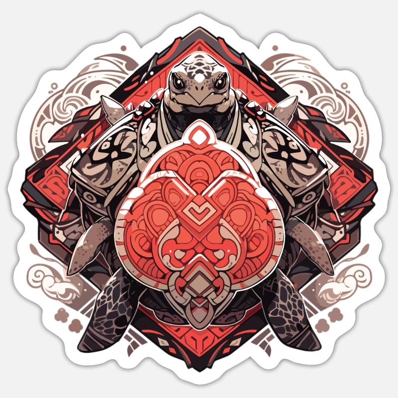 Turtle Sticker size S (10 x 10 cm)