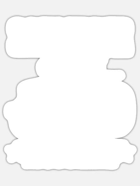 Schlepper Traktor Sprüche - Sticker Größe S (10 x 10 cm) - Mattweiß