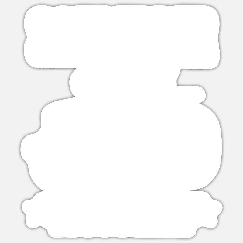 Schlepper Traktor Sprüche - Sticker Größe S (10 x 10 cm) - Mattweiß