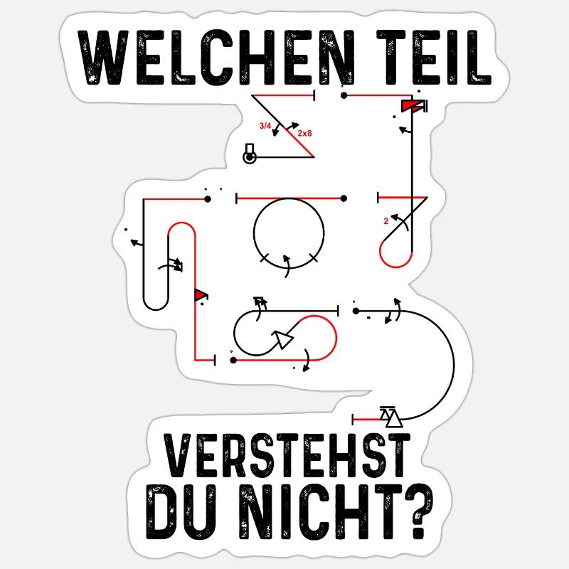 Sticker Größe S (10 x 10 cm) - 