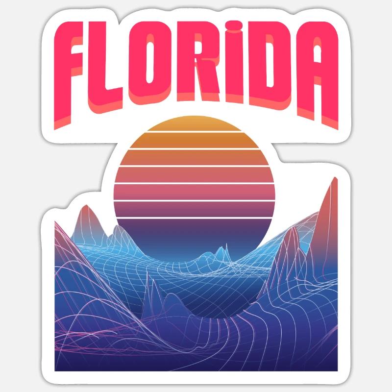 Floride Sticker taille S (10 x 10 cm)