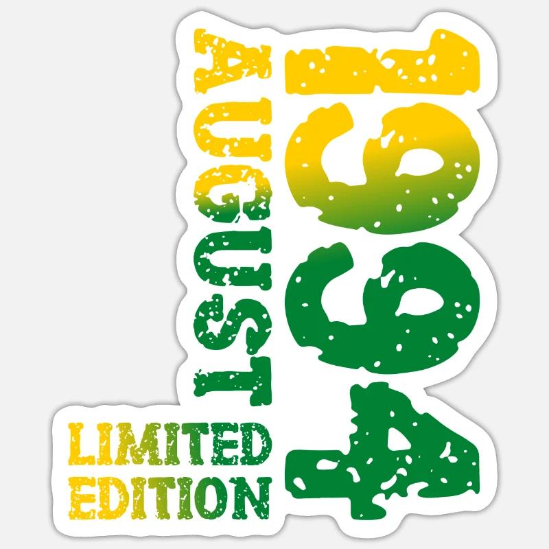 1994 Août Édition Limitée 29e Tenue d’anniversaire - Sticker taille S (10 x 10 cm) - blanc mat