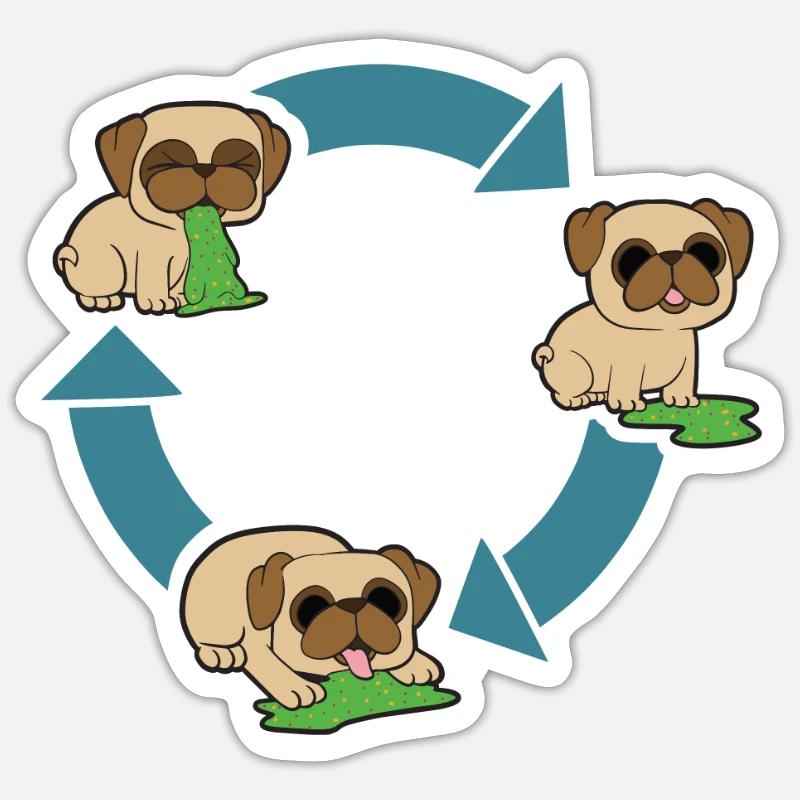 Sticker taille S (10 x 10 cm) - 