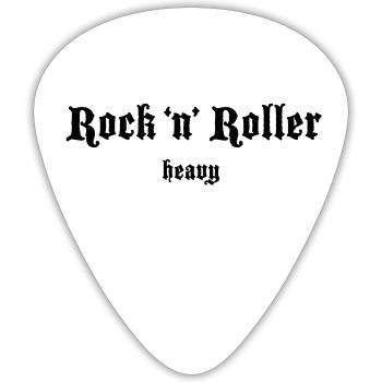 Plectre Grand Blanc - Sticker taille S (10 x 10 cm) - blanc mat - Devant