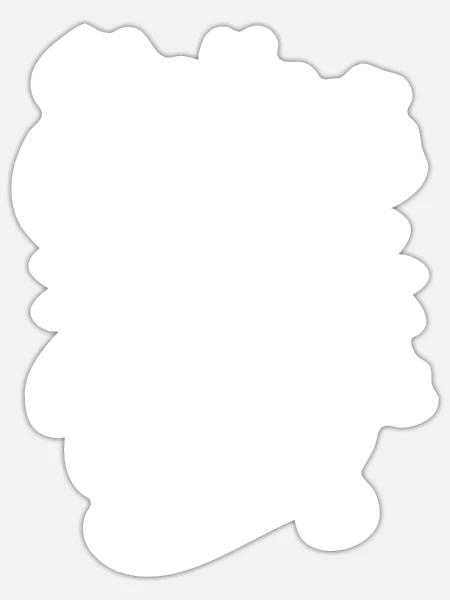 Hobbygärtner Garten Gartenschwester - Sticker Größe S (10 x 10 cm) - Mattweiß