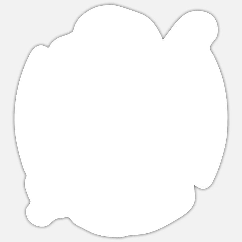 Faultier Sticker Größe S (10 x 10 cm)