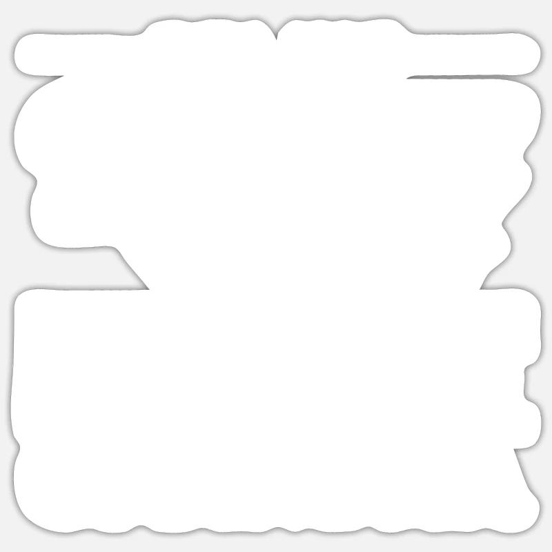 Pensioner pension - Sticker size S (10 x 10 cm) - white matte