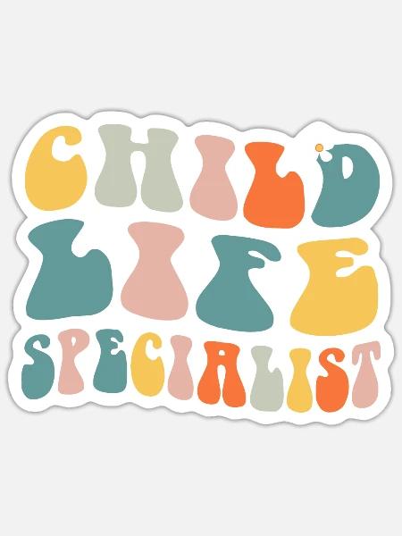 Spezialist für Kinderleben Pädiatrische Gesundheitsfachkräfte - Sticker Größe S (10 x 10 cm) - Mattweiß