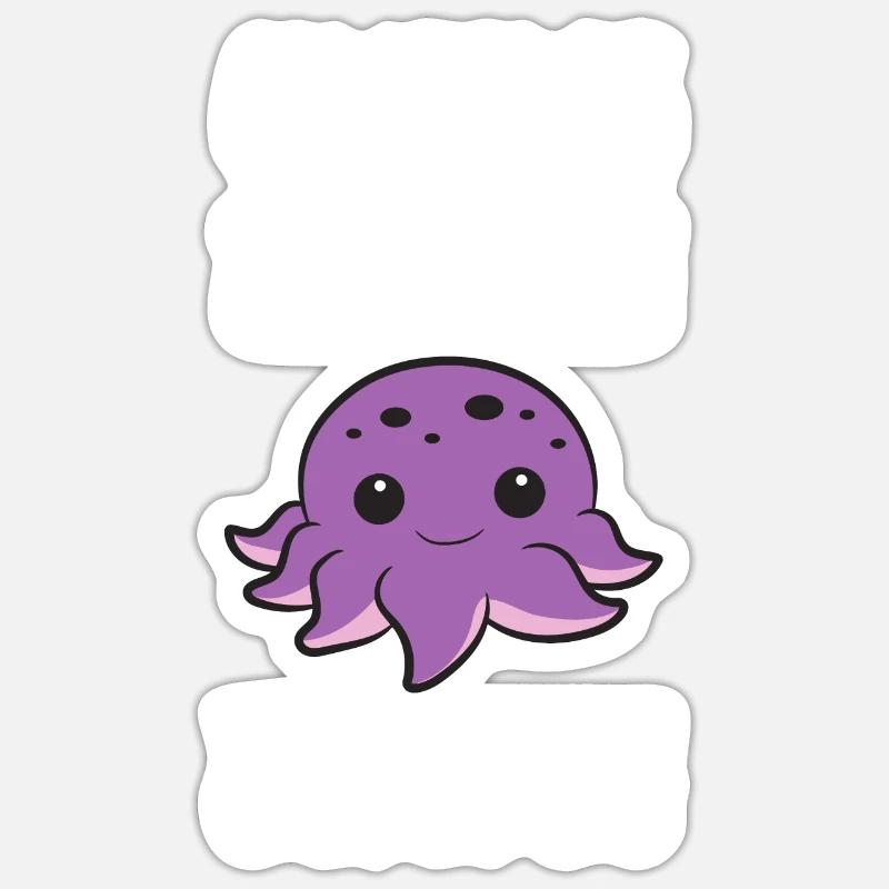 Sei immer du selbst, es sei denn, du kannst ein Oktopus sein Sticker Größe S (10 x 10 cm)