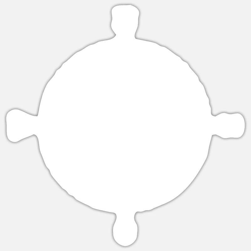 Compass - Darts Player - Sticker size S (10 x 10 cm)